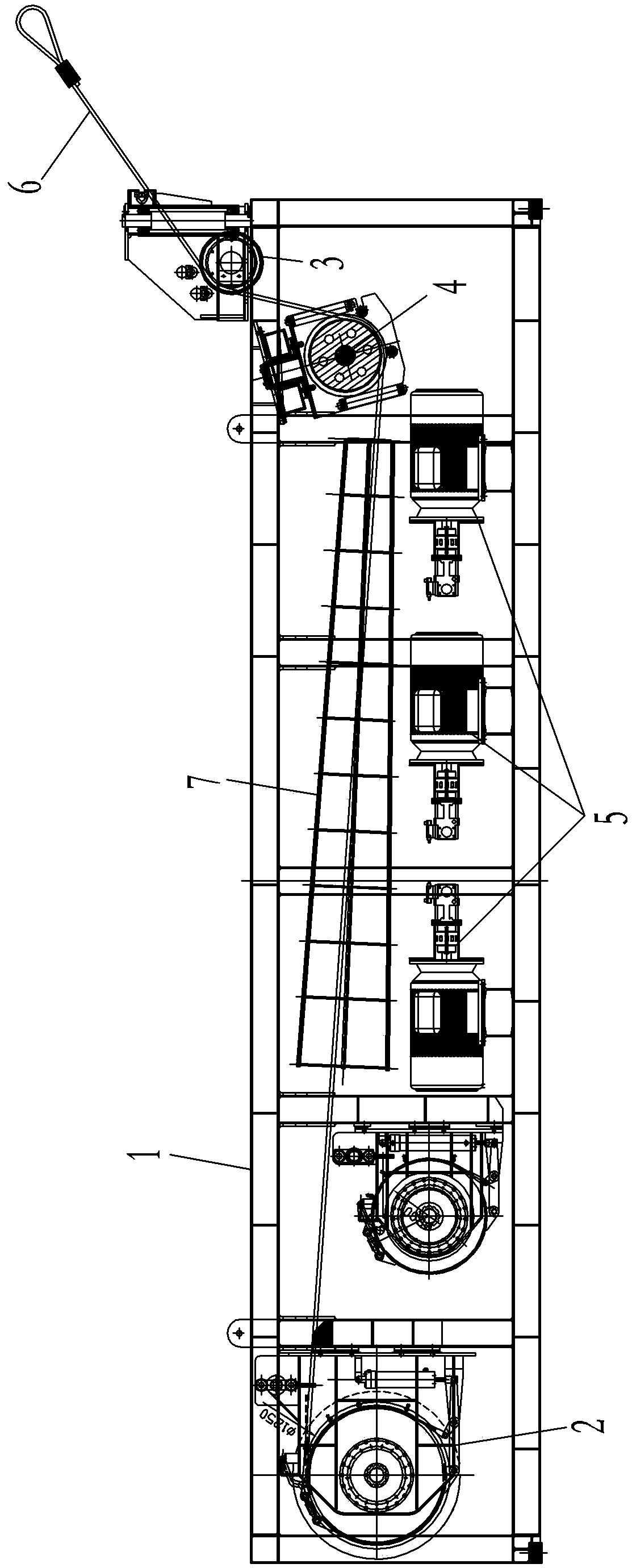 Sea state simulation device for ship