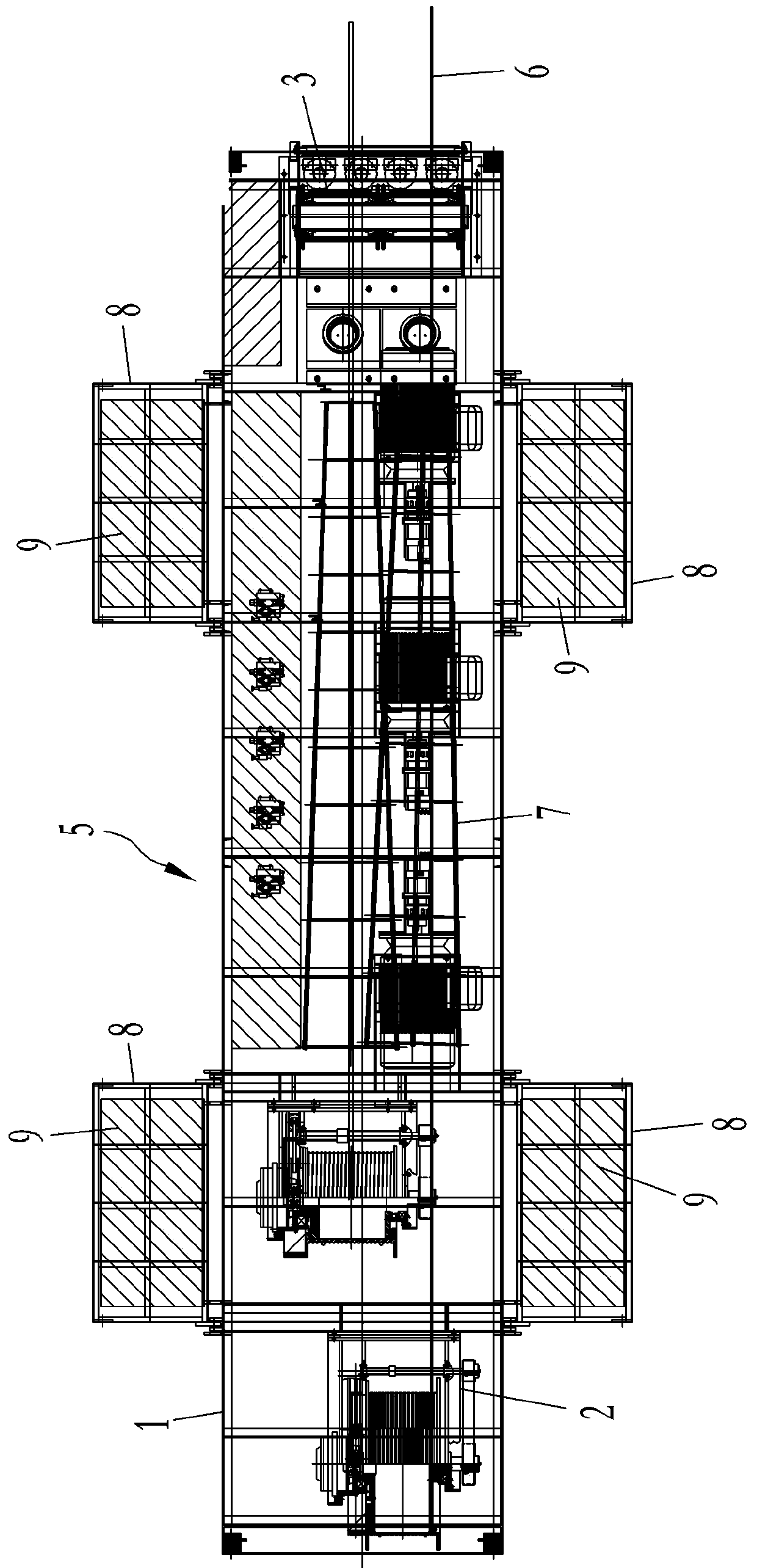 Sea state simulation device for ship