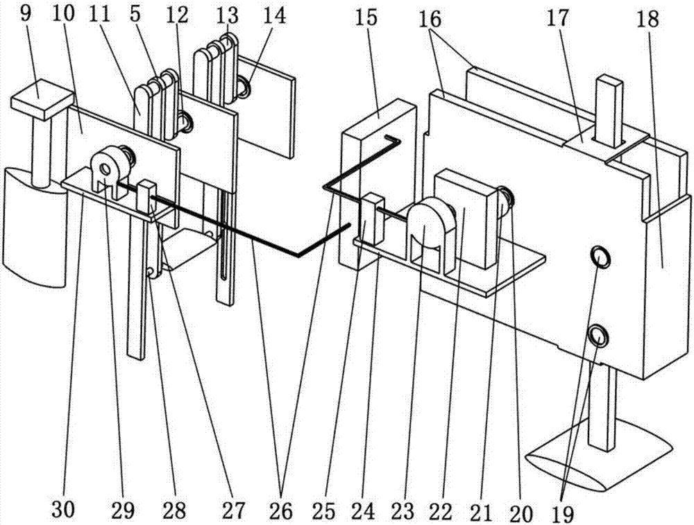 Water surface navigation device capable of being propelled by utilizing wave energy