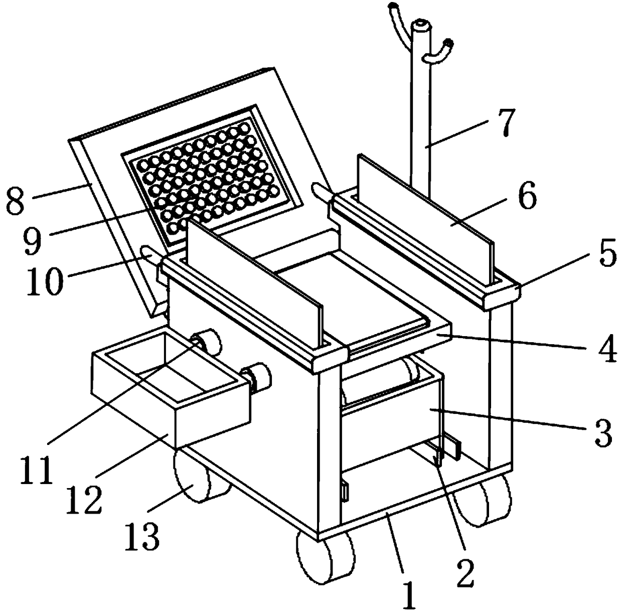 Clinical multifunctional lactation chair for obstetrics department