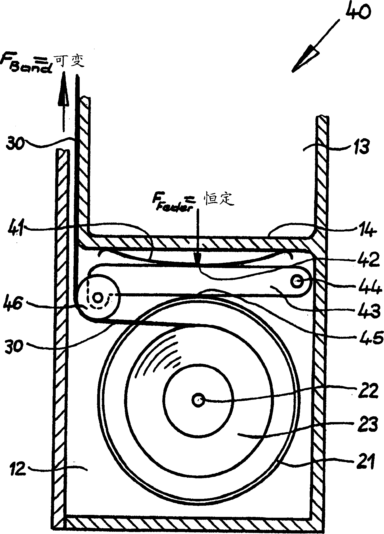 Strip magazine for hand-held device for analyzing body fluids, and hand-held device