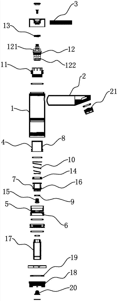 Deferred water faucet