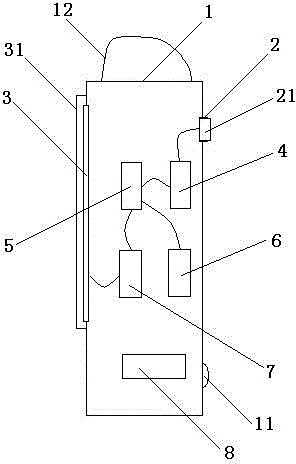 Driver recognition instrument based on three-dimensional human face recognition