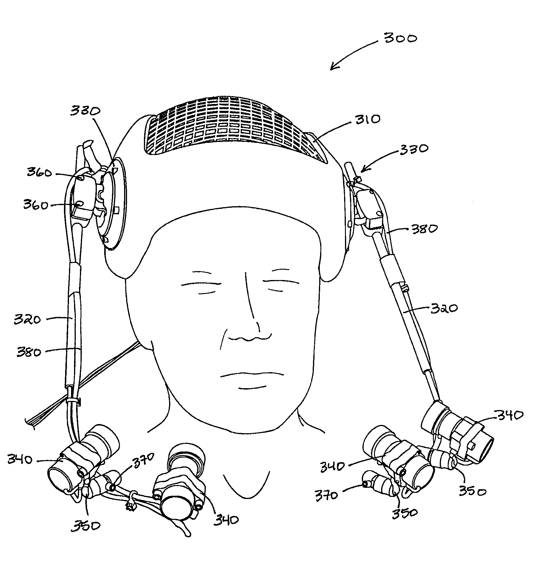 Mounting and bracket for an actor-mounted motion capture camera system