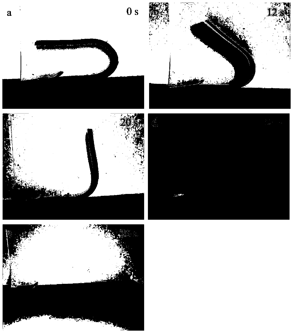 A high-strength flexible epoxy resin modified cyanate resin/carbon fiber composite shape memory material and its preparation method