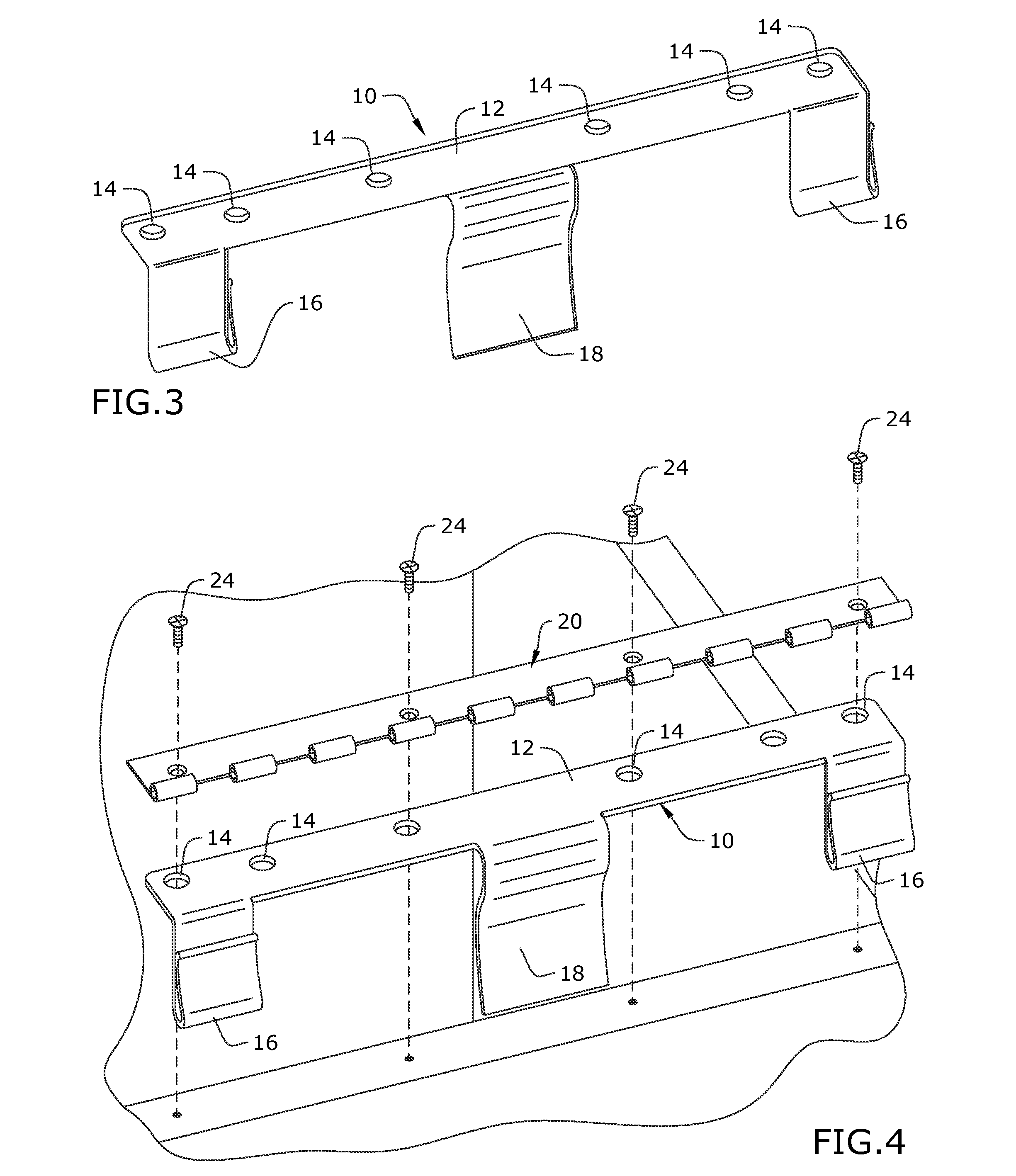 Bag holding bracket