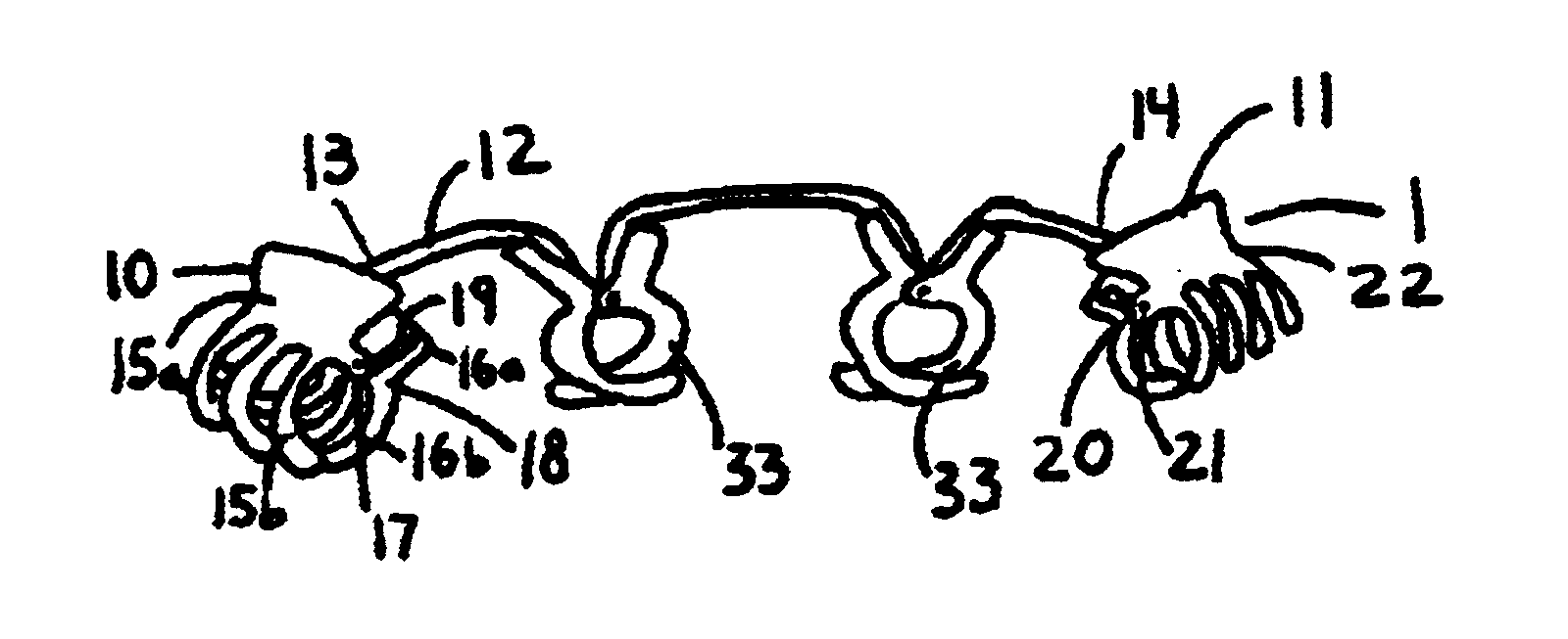 Clip end hair fastener