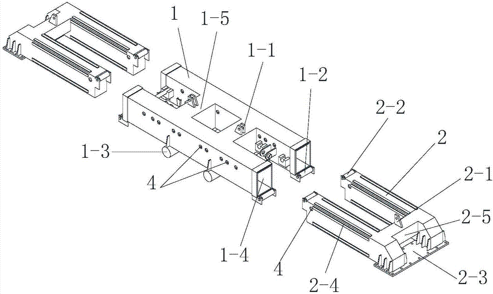 Portable power source type track laying machine for subway construction