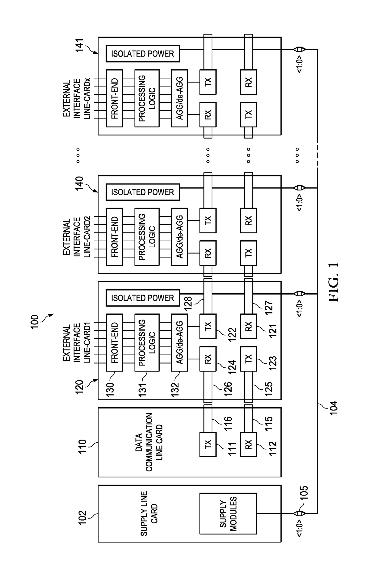 Tapered coax launch structure for a near field communication system