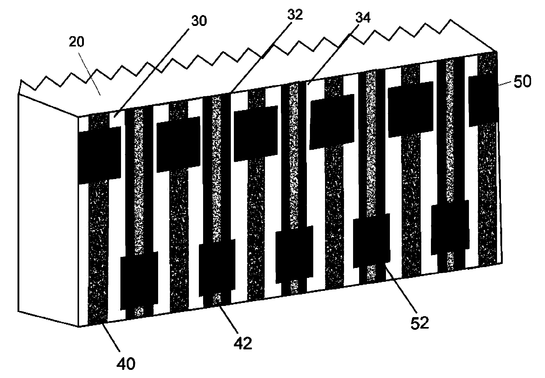 Back-contact solar battery and manufacturing method thereof