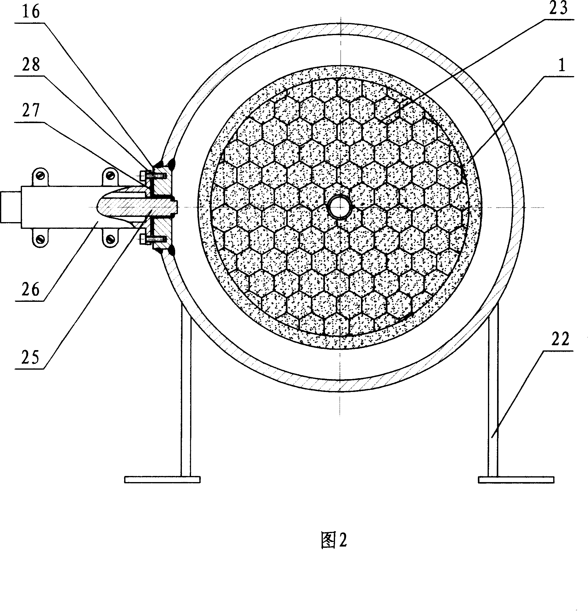 Microporous ceramic filter with supersonic-wave cleaner