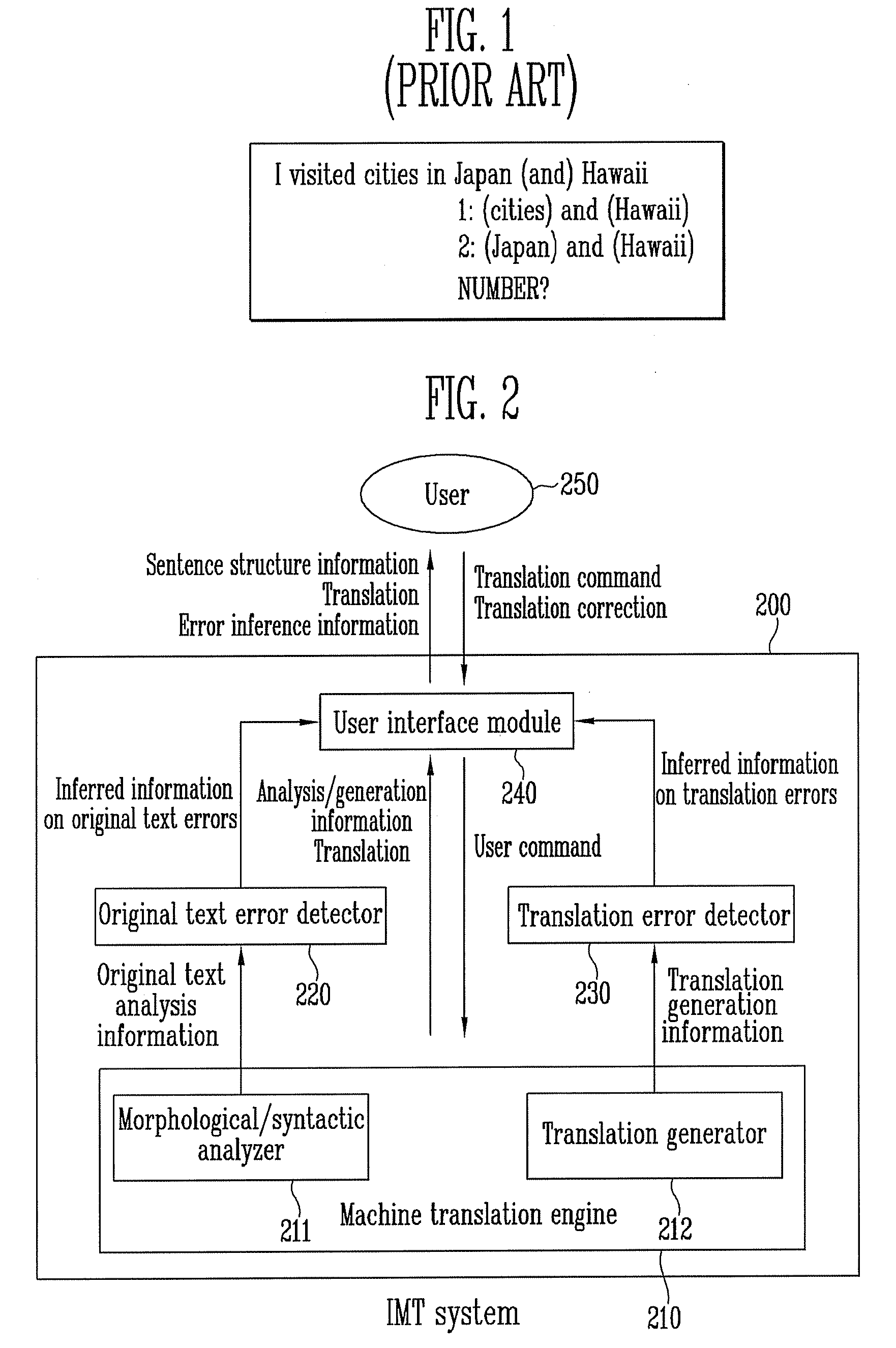 Device and method for interactive machine translation