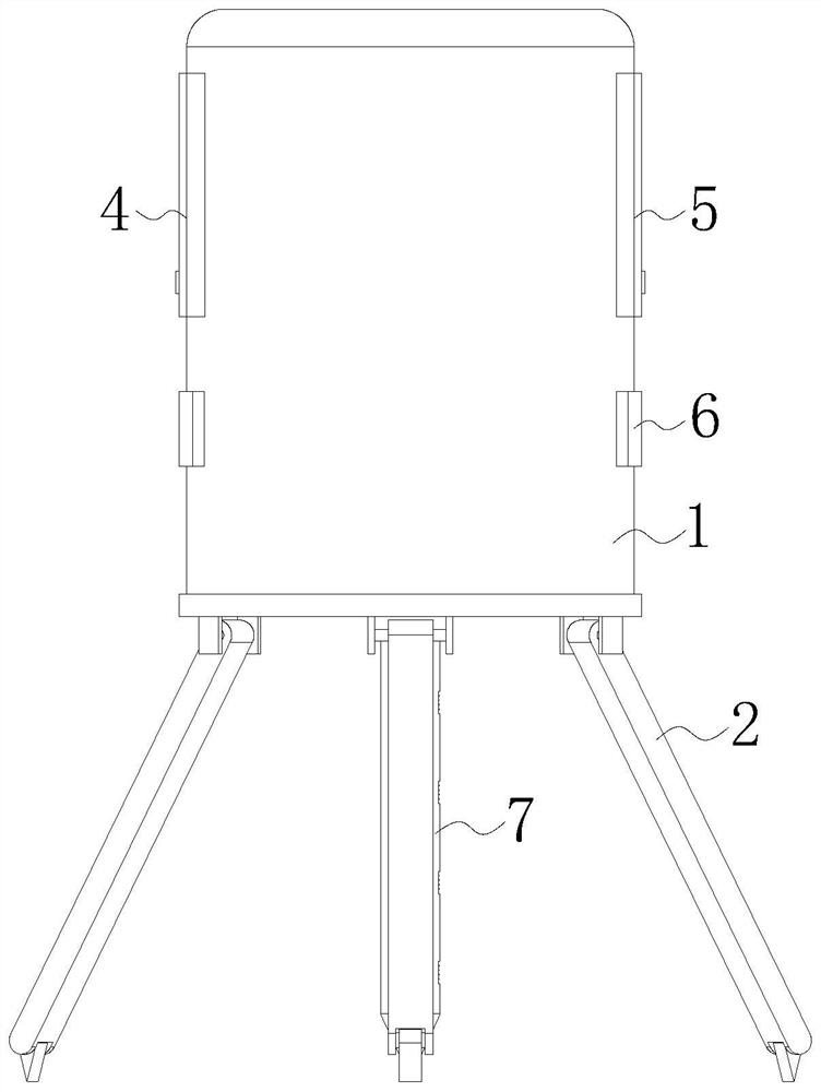 An agricultural soil pollution degree detection device