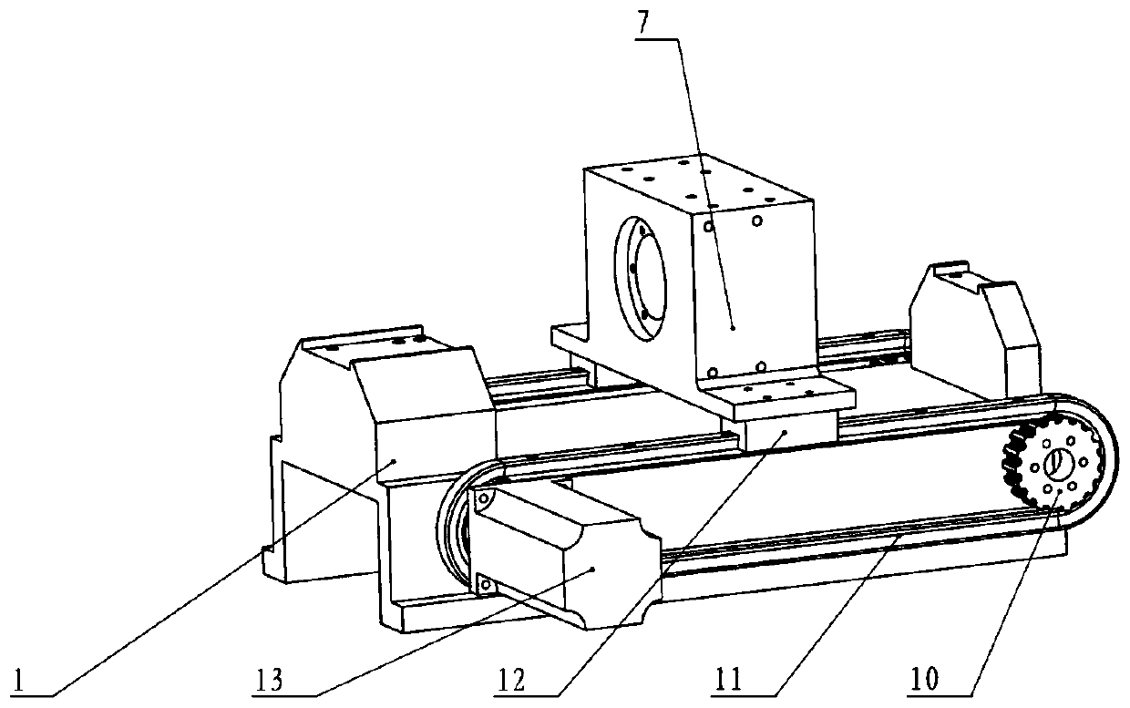 A crawler rail drive micro-feed servo system and synchronous control method