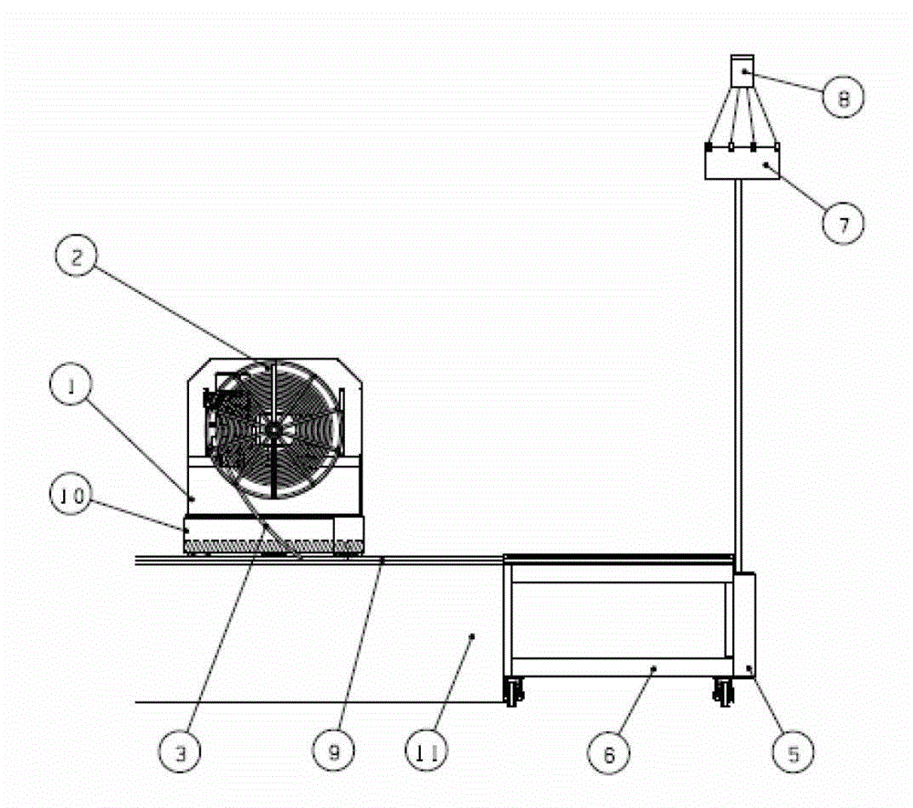 A mobile power supply system for a trough fermentation mixer