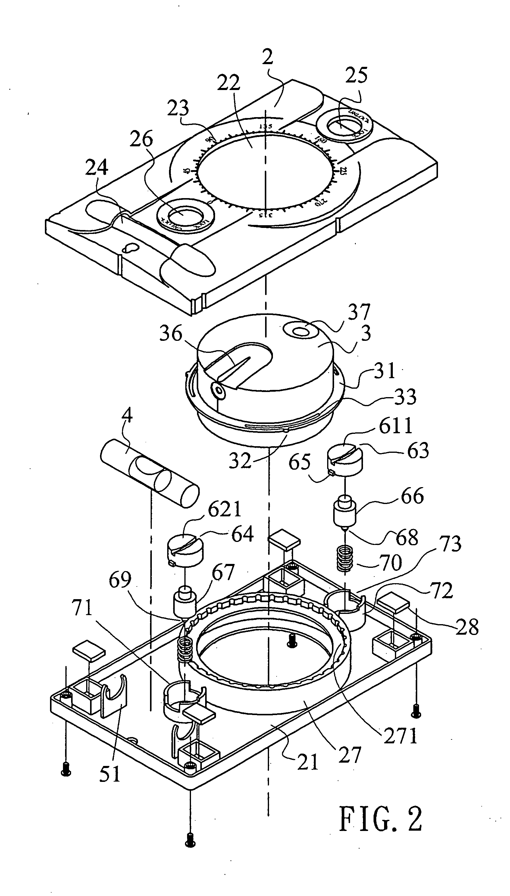 Level laser indicator