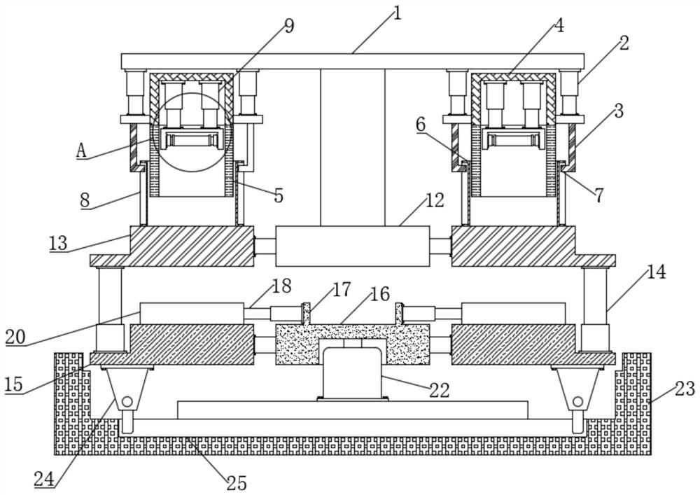 Frame assembly equipment for glass curtain wall production