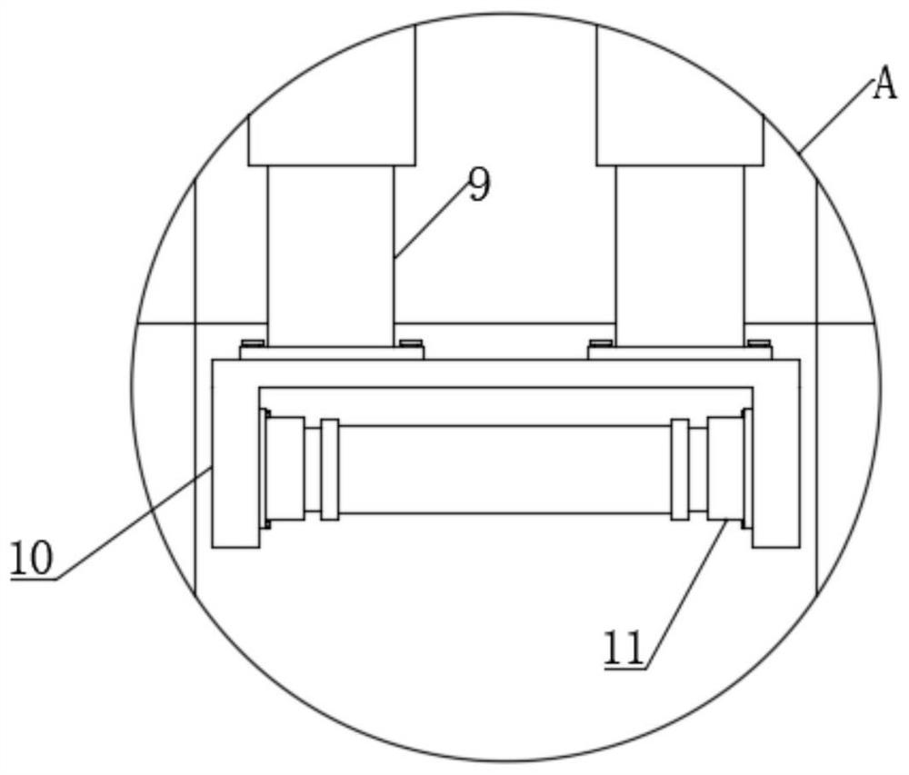 Frame assembly equipment for glass curtain wall production