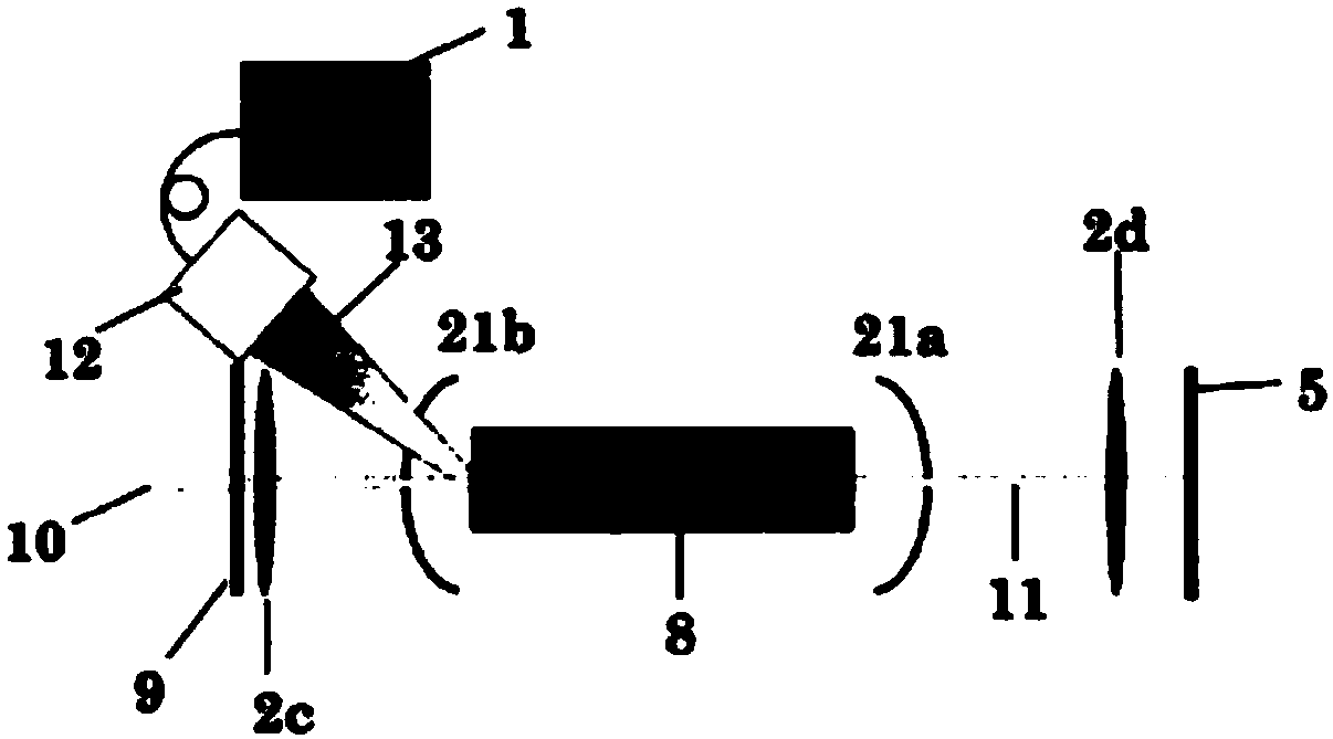 Cascaded pumping module and laser of a kind of resonant cavity