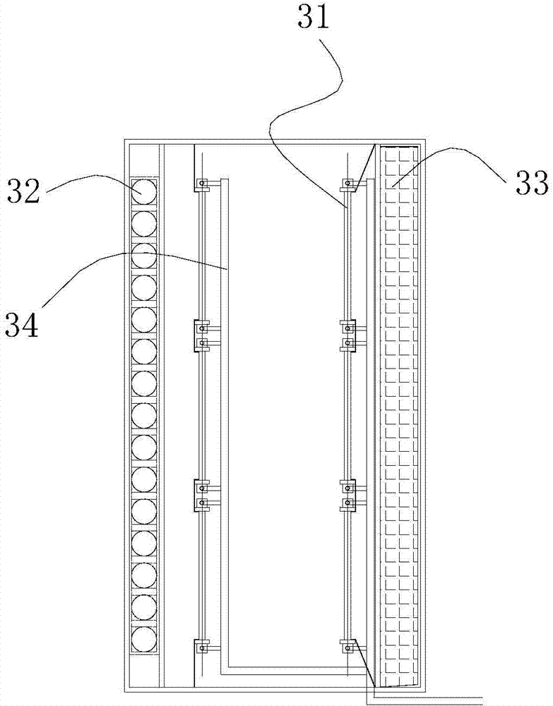 Water-cooled cabinets and underwater water-cooled system with same