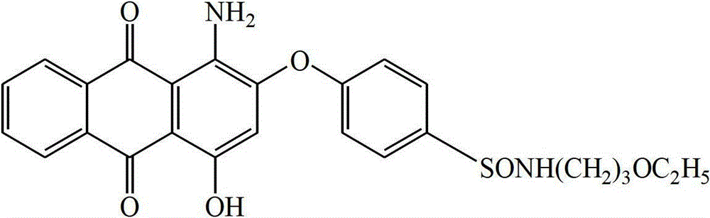 Method for preparing disperse red