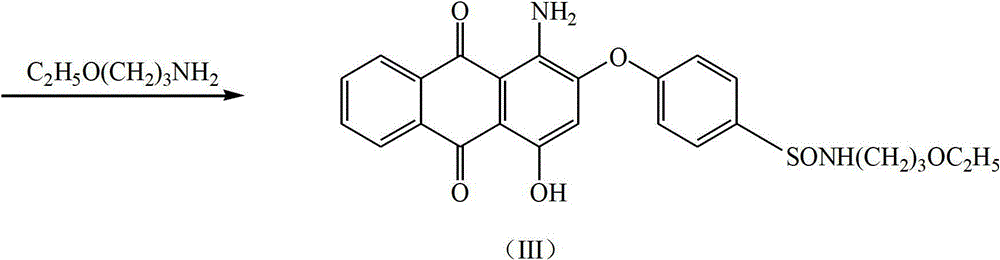 Method for preparing disperse red