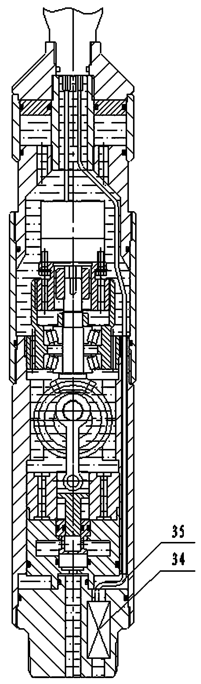 Underground hydraulic pump