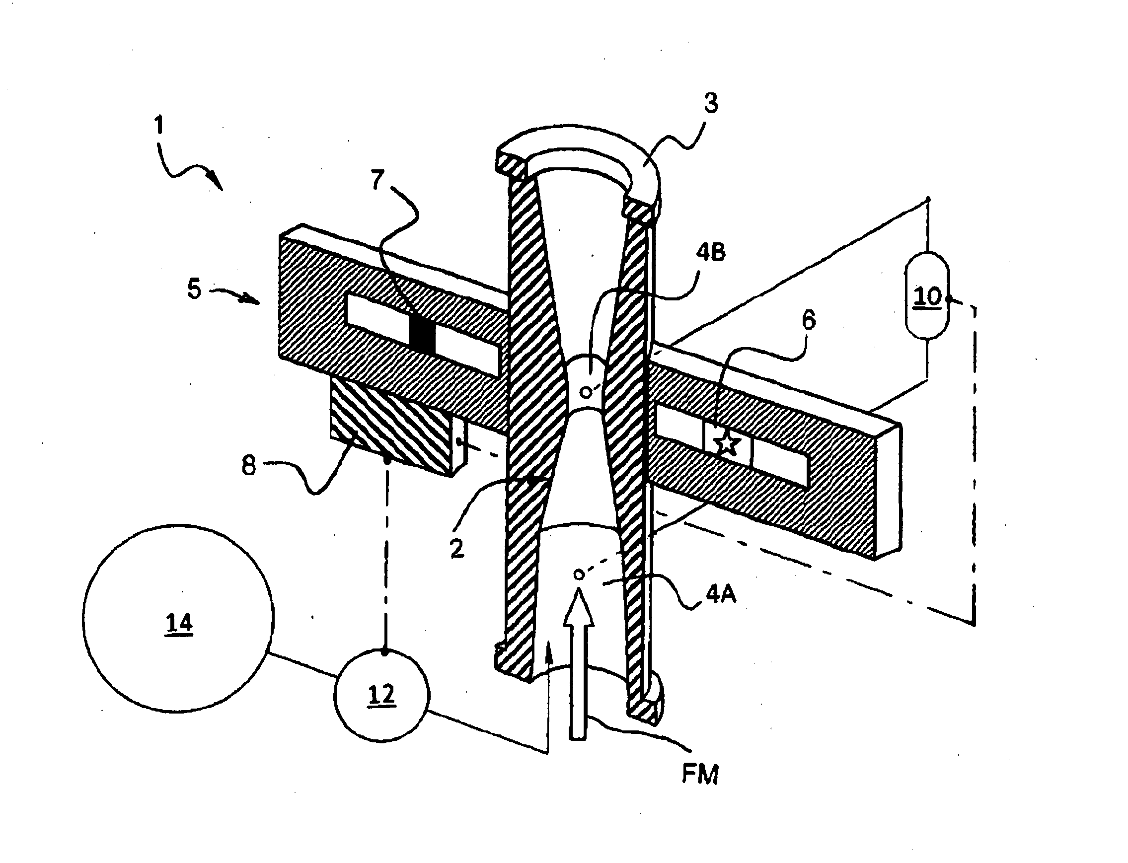 Flow Meter System and Method for Measuring An Amount of Liquid in A Largely Gaseous Multiphase Flow