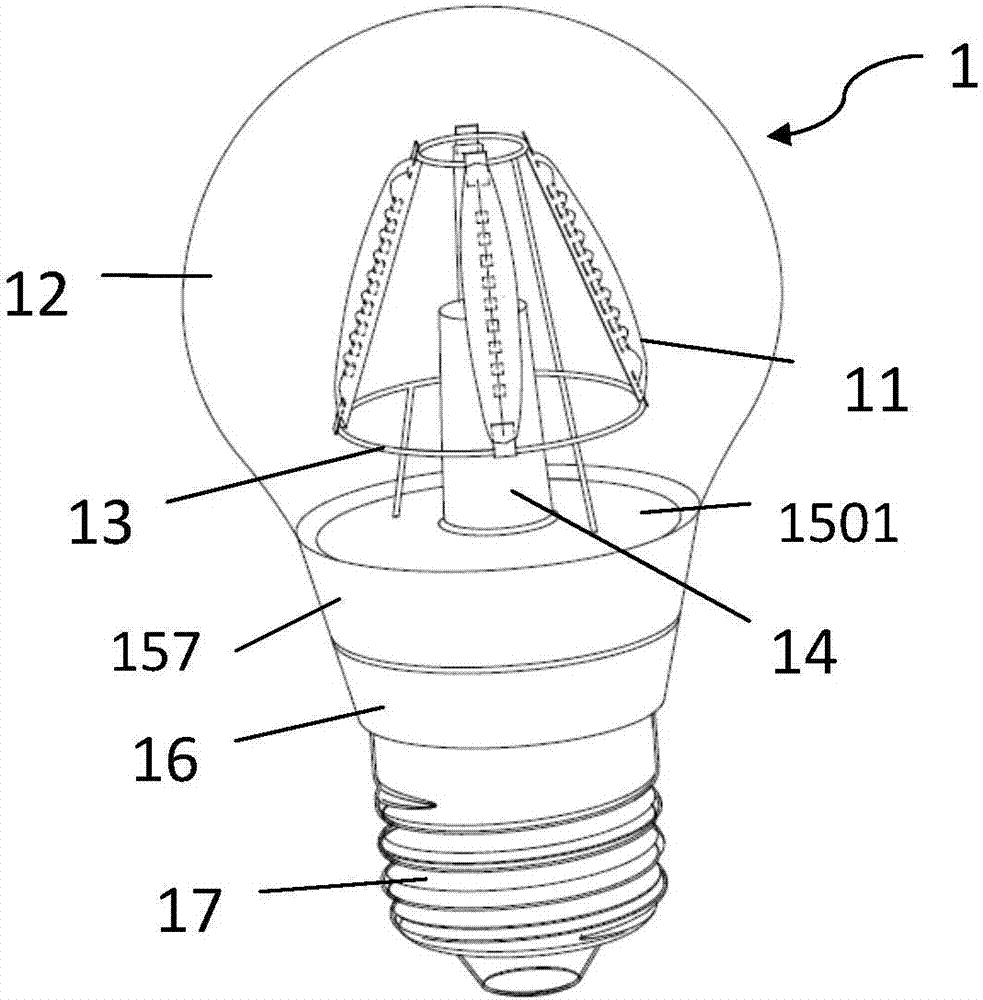 LED filament and manufacturing method thereof and LED bulb lamp applying filament