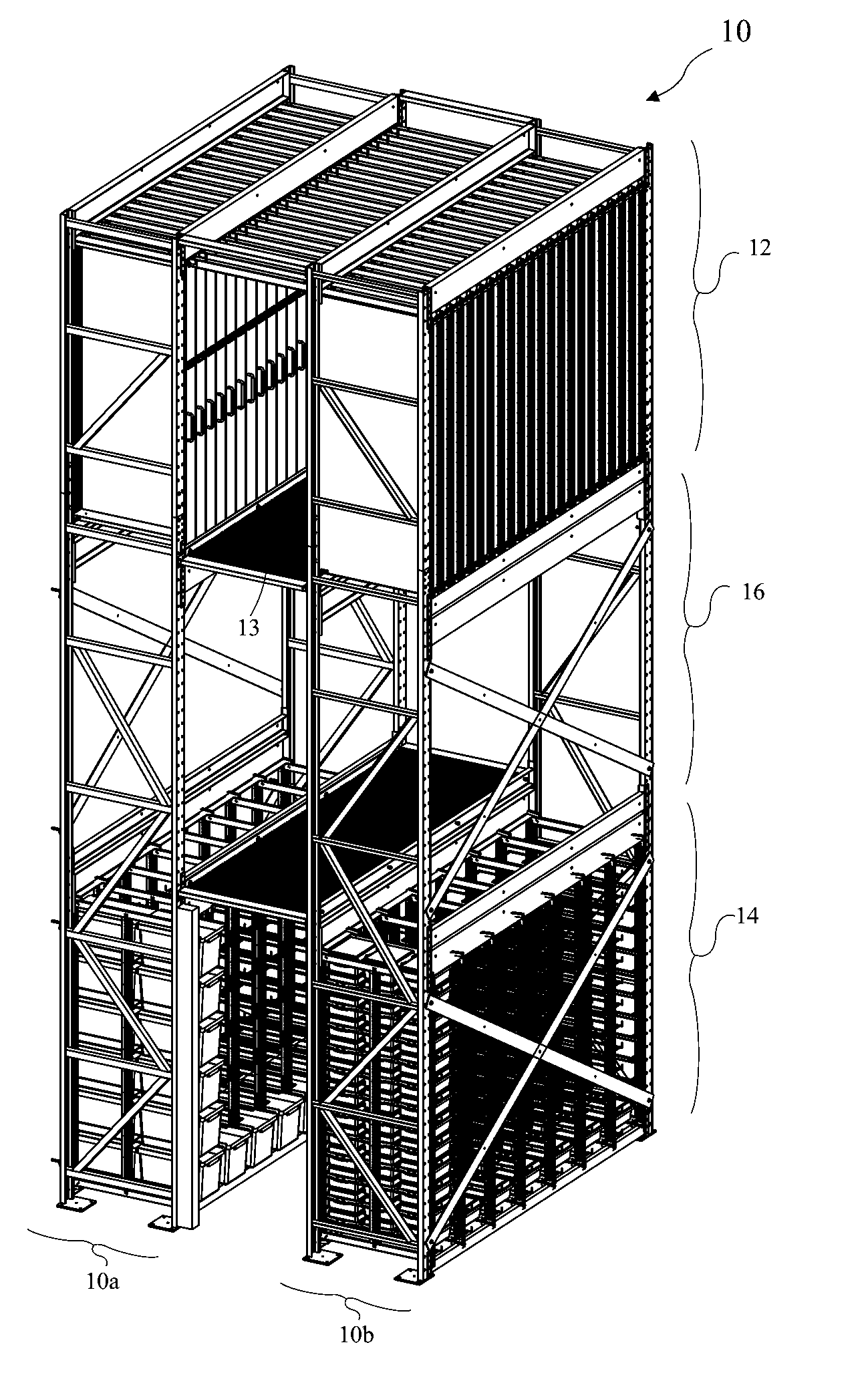 Convertible storage rack system