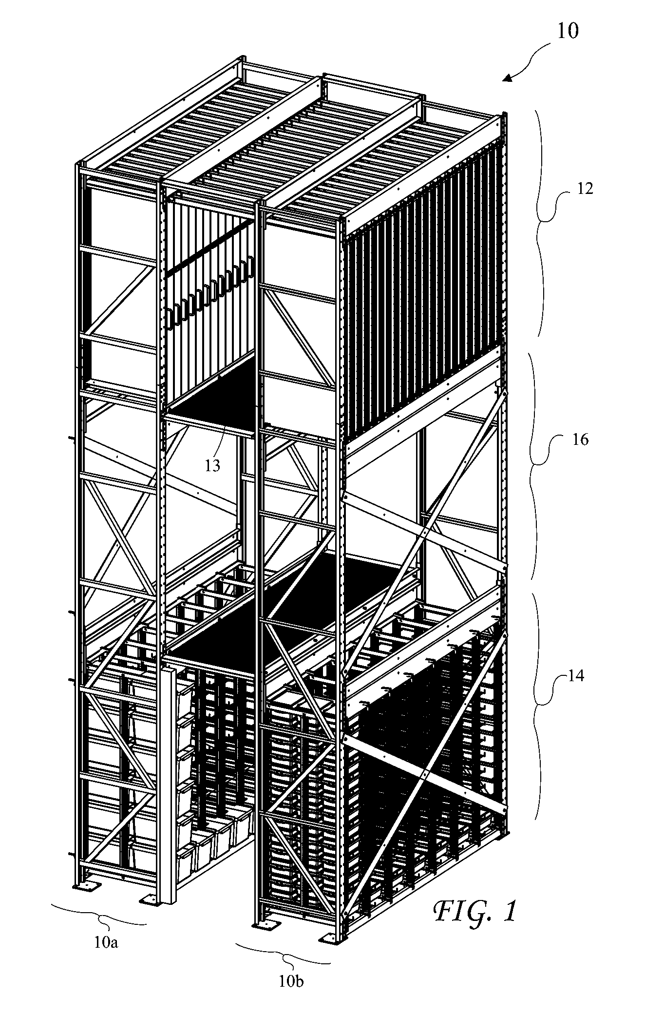 Convertible storage rack system