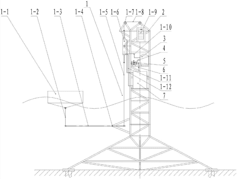 Buoy-compressible wave power generation device taking water as medium