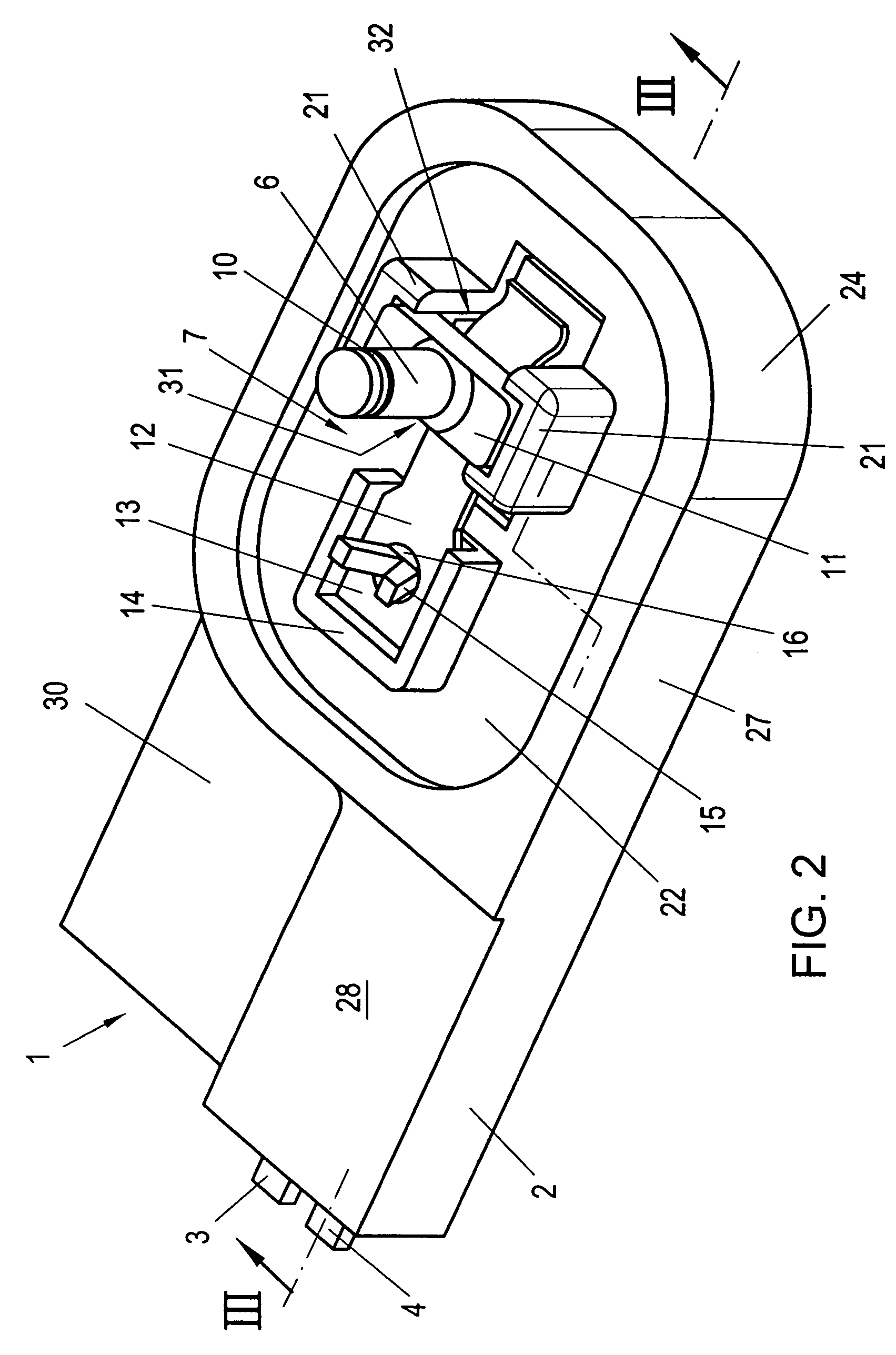 Assembly having an electric switching function as well as a method of producing such an assembly