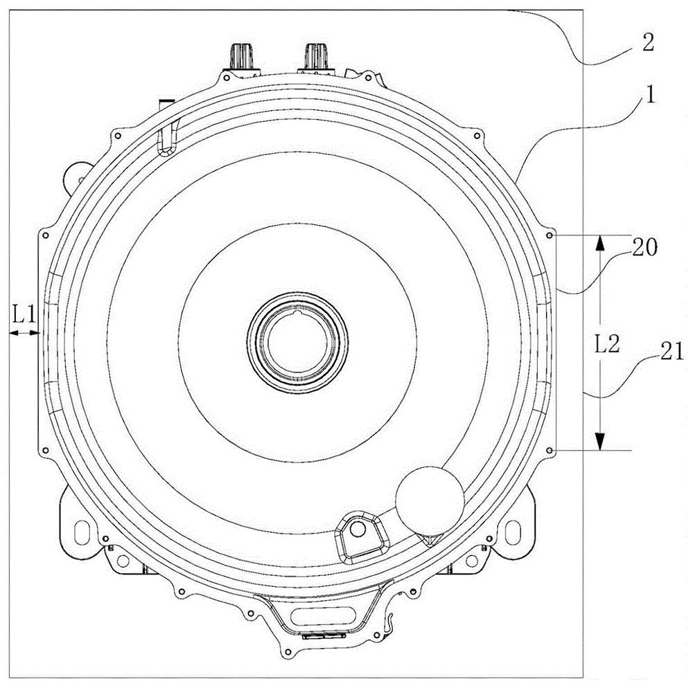 Washing machine outer barrel and washing machine