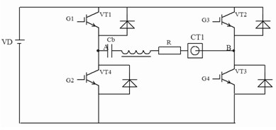 Full-bridge phase shift induction heating device