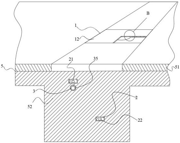 Angle-adjustable plug-in type booth box