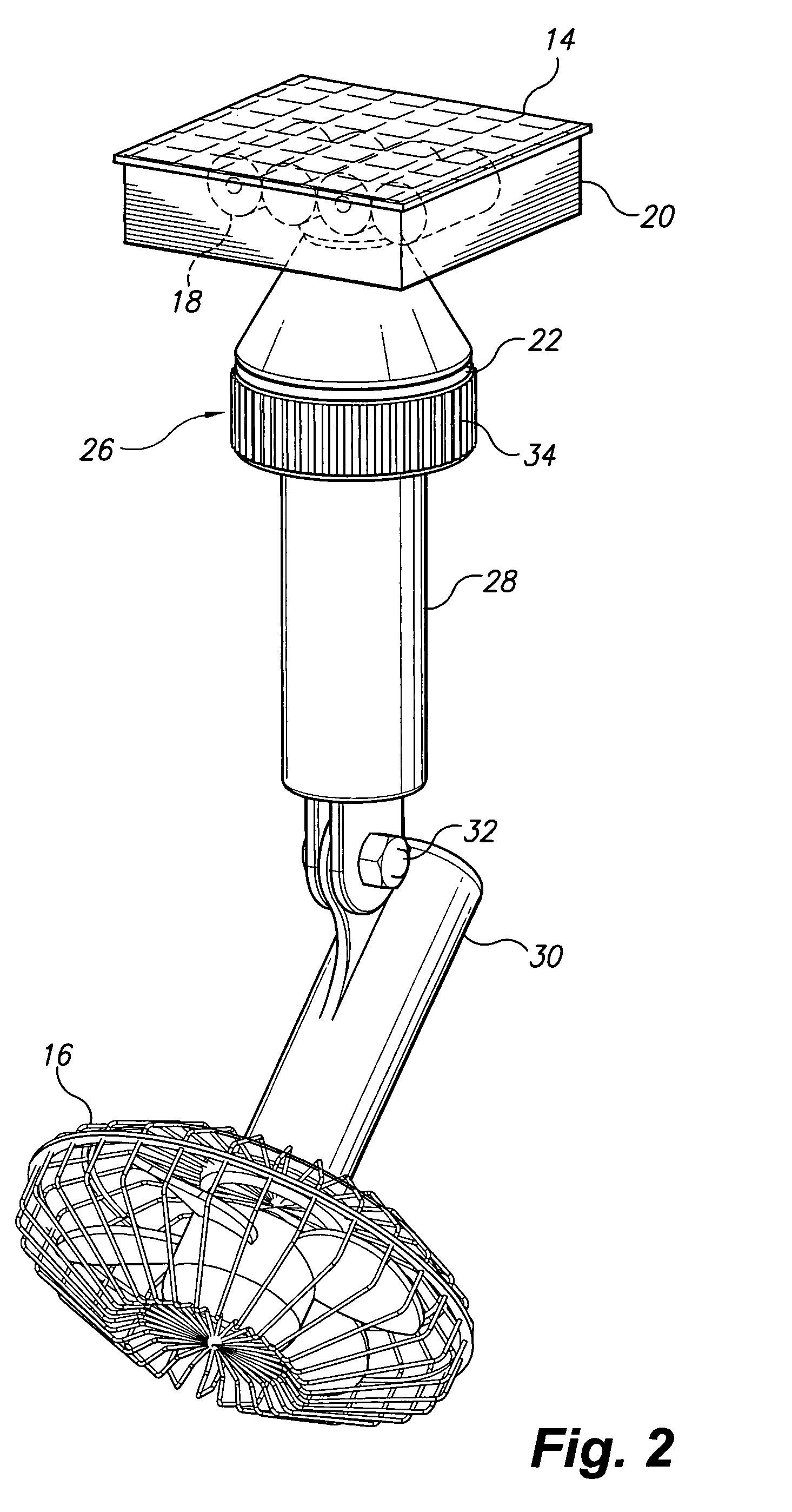 Solar powered fan for portable enclosure