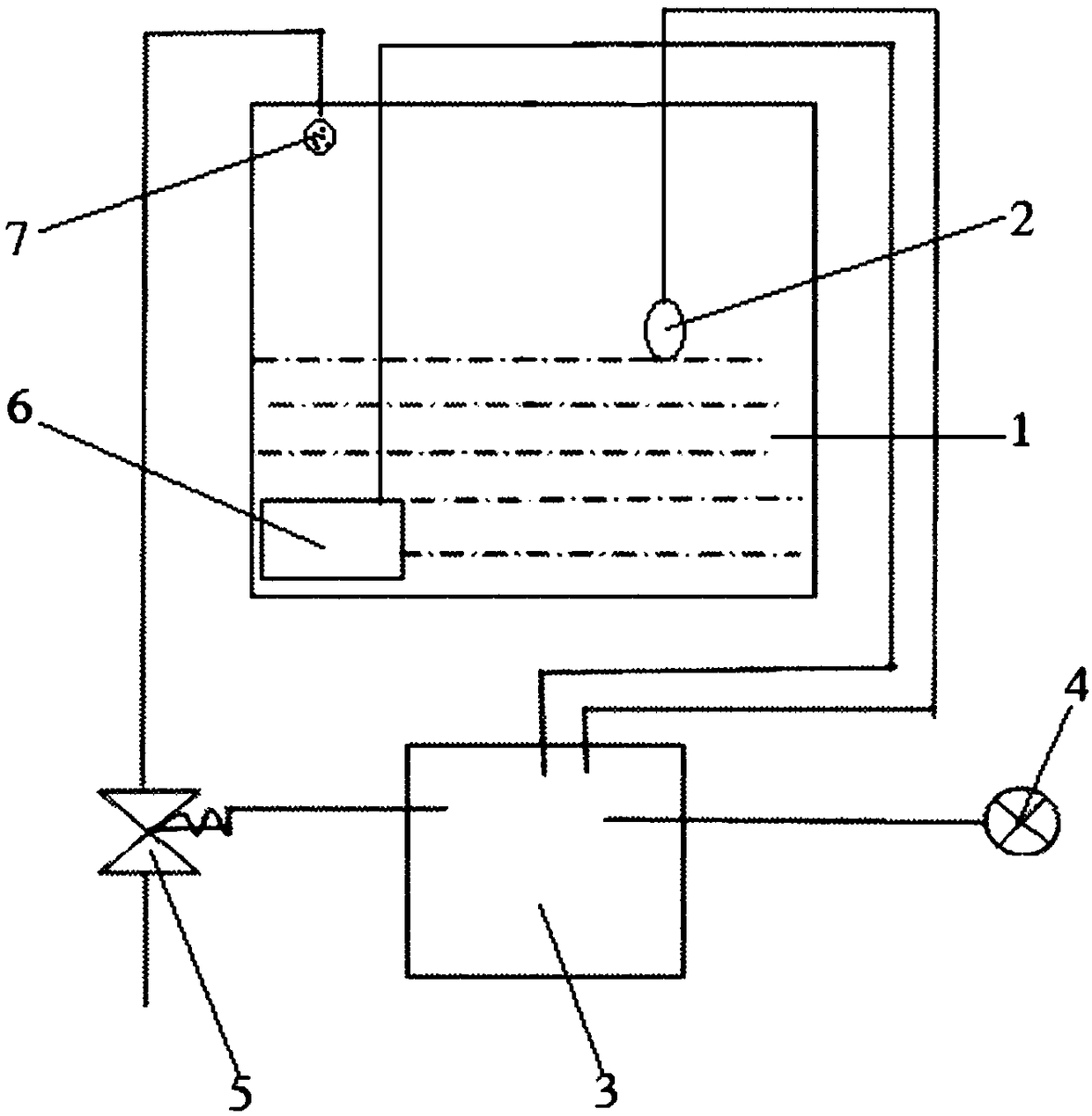 Environment-friendly liquid level alarm system for papermaking clear-water basin