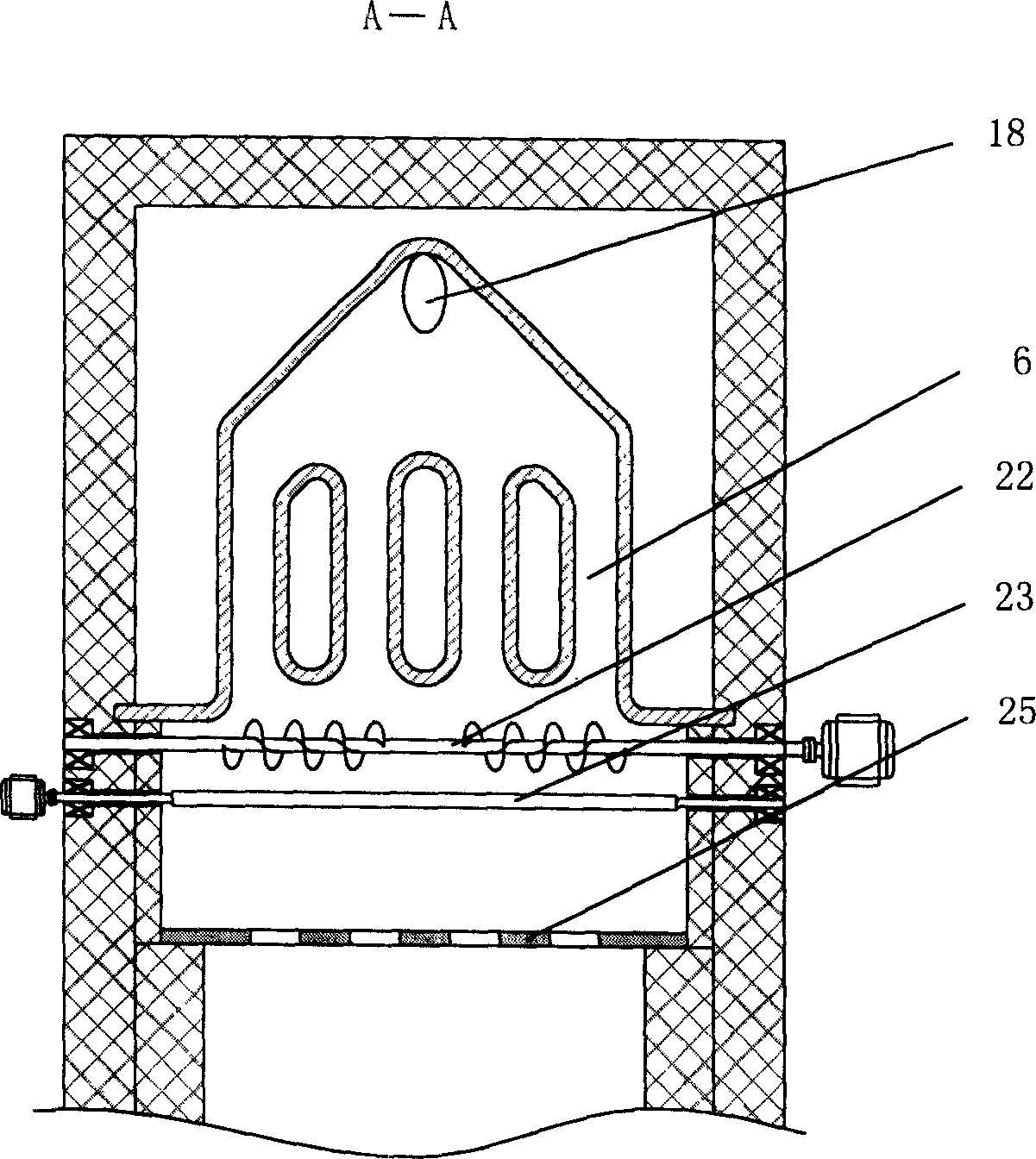 Boiler capable of producing jointly oil, gas and carbon and heat-energy by pyrolyzing biological fuels