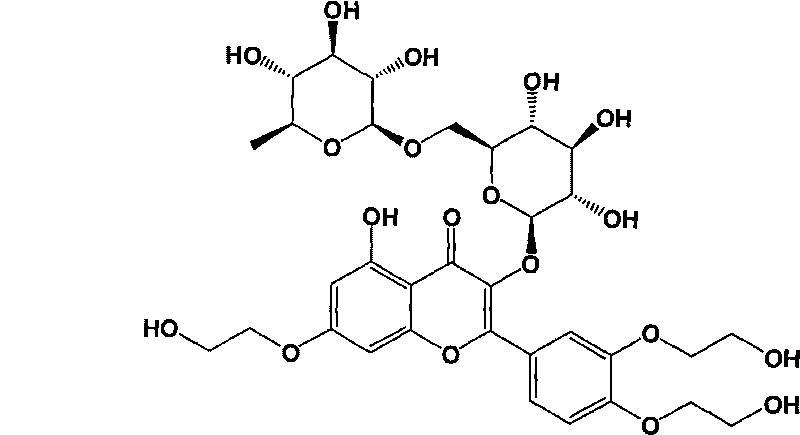 Application of troxerutin in preparing medicine resisting viral hepatitis