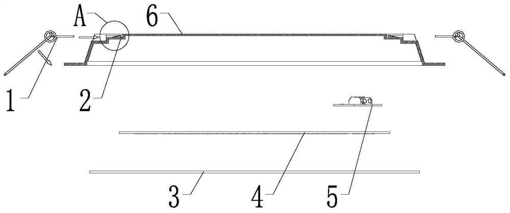 Convenient installation structure for lamp springs