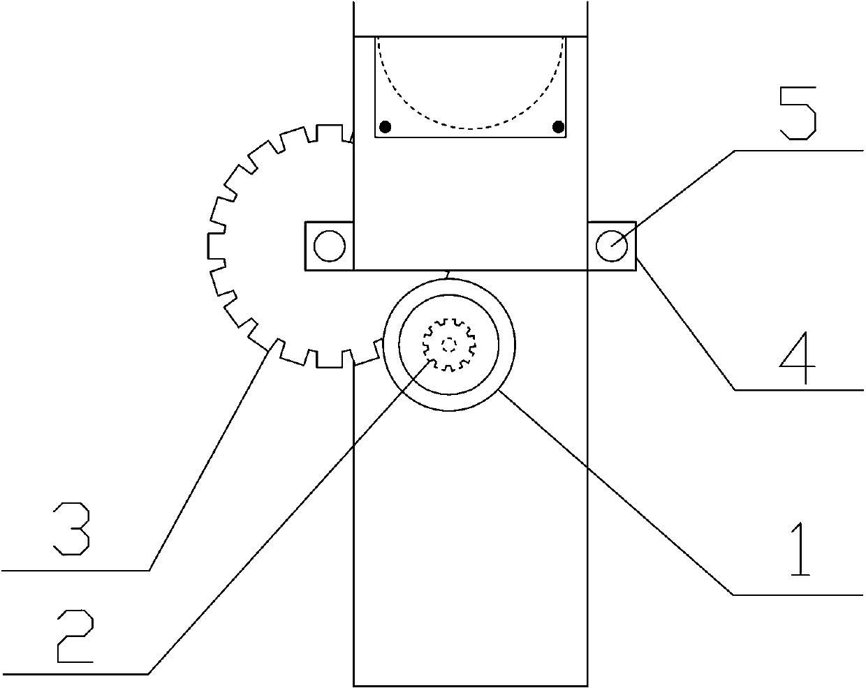 Horse-head overturning device of walking-beam type oil pumping unit