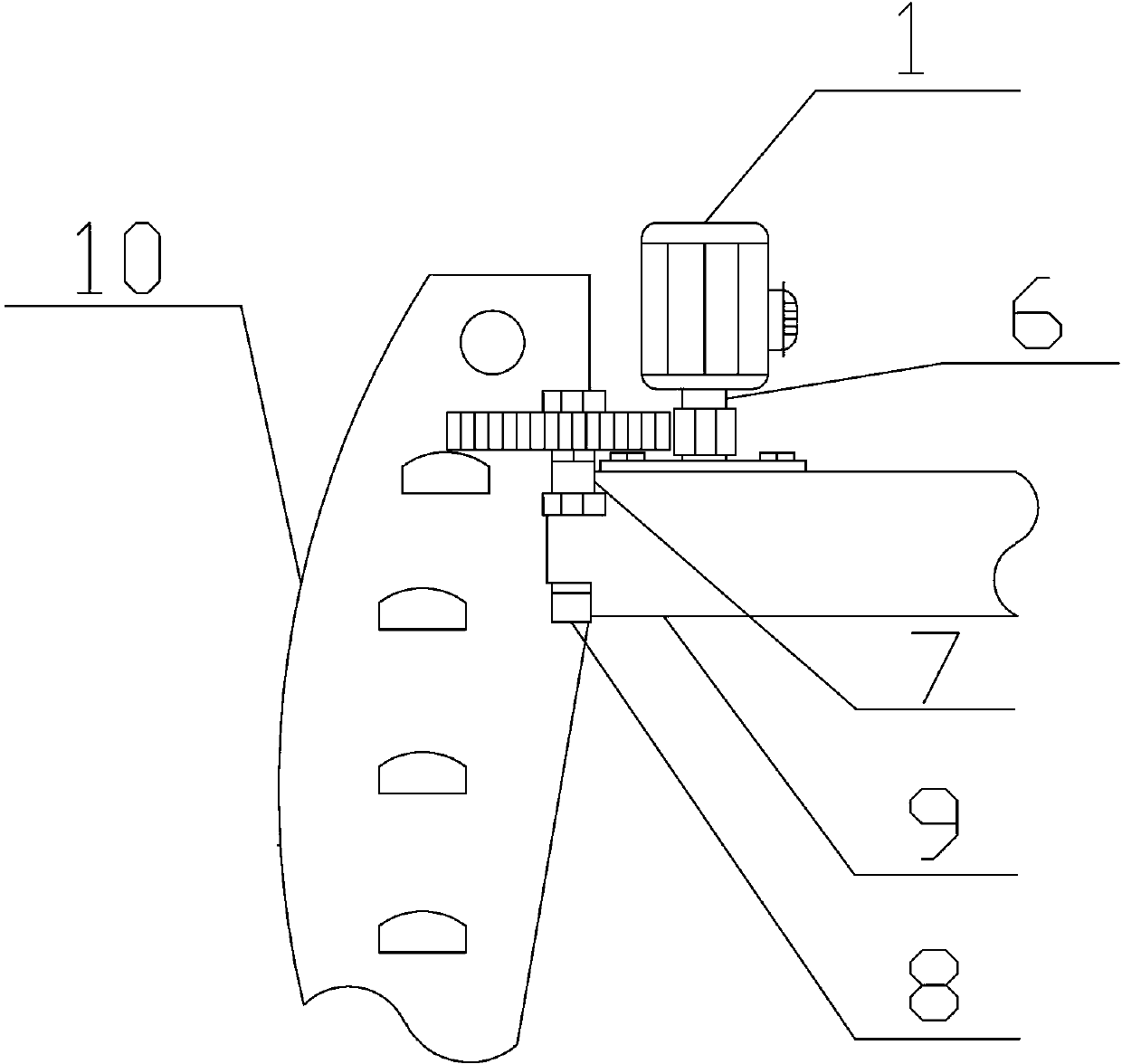 Horse-head overturning device of walking-beam type oil pumping unit