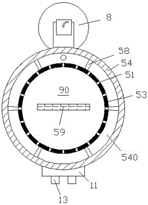 Dustproof tea drying device with moving rollers