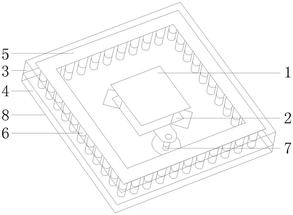 Ka-band single-feed-point circularly polarized antenna