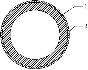 A kind of anti-scratch PE composite pipe and preparation method thereof