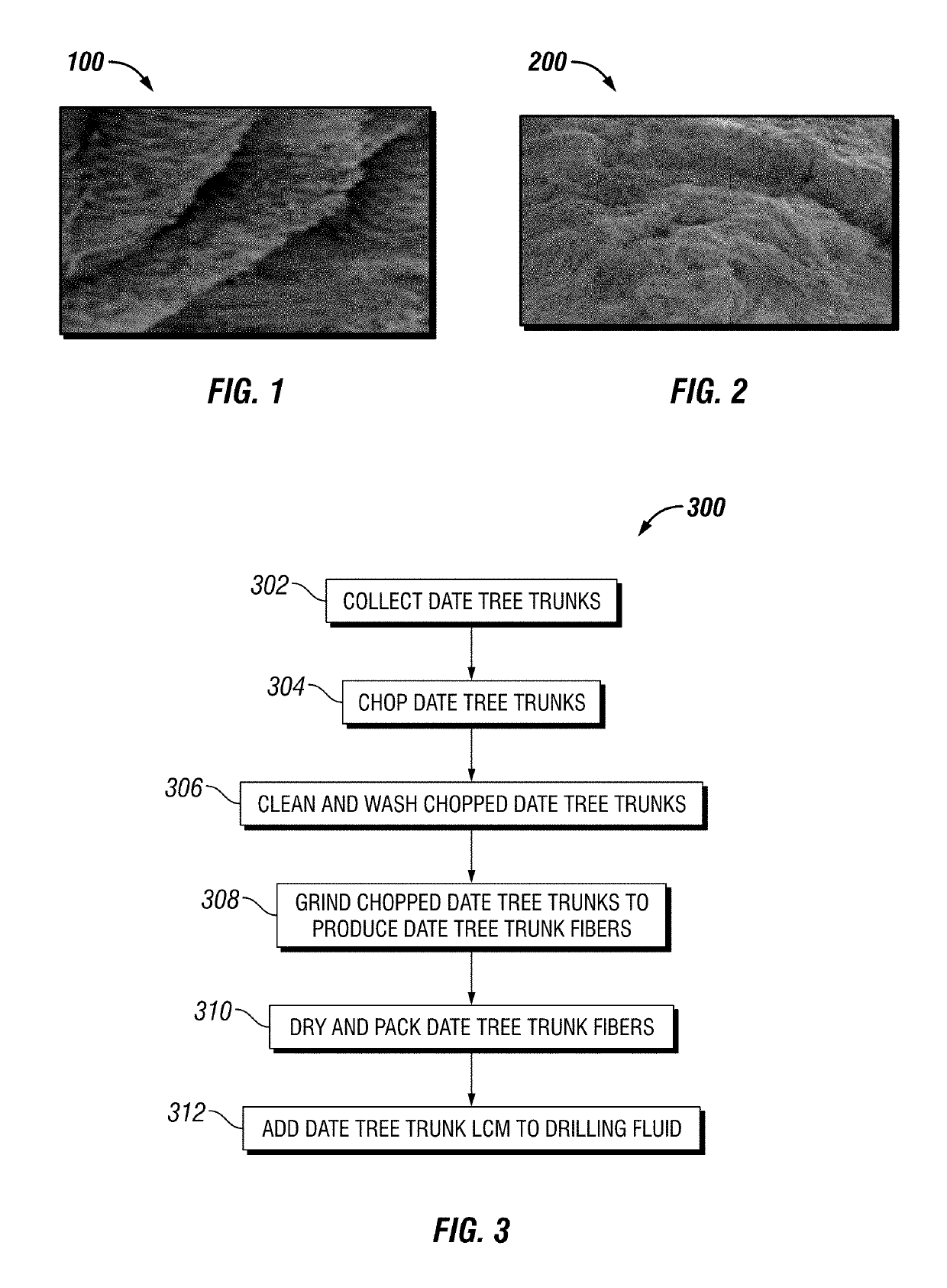 Date tree trunk-based fibrous loss circulation materials