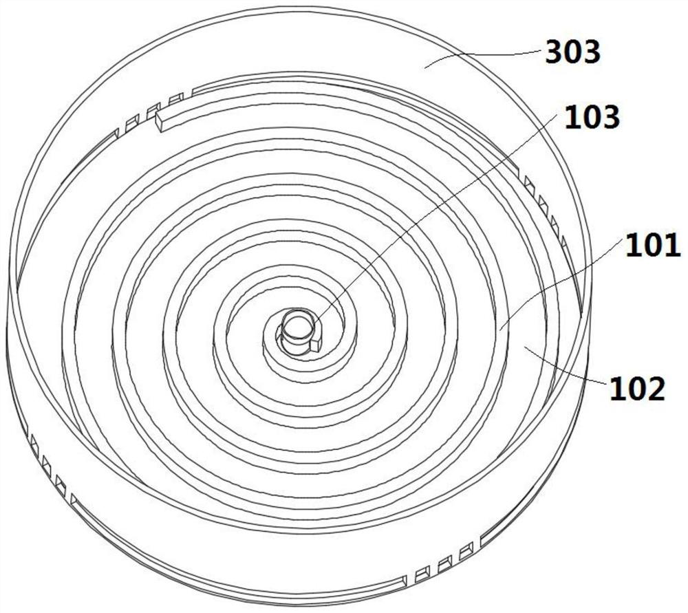 A vortex centrifugal screening machine