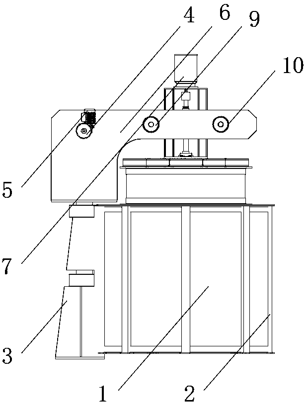 Efficient antimony doped tin oxide (ATO) production equipment adopting solid-phase method