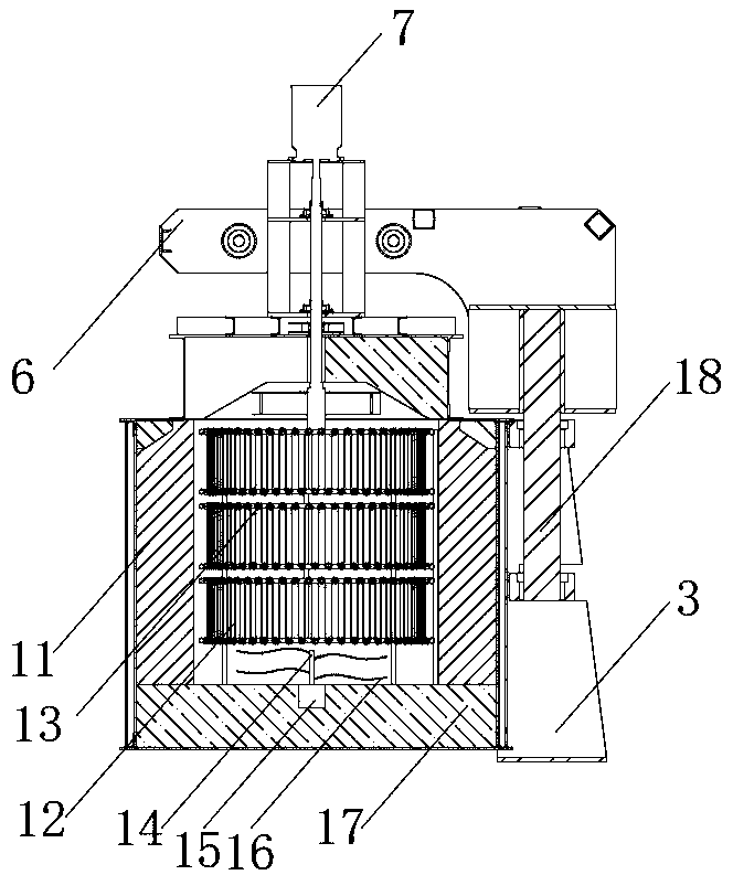 Efficient antimony doped tin oxide (ATO) production equipment adopting solid-phase method